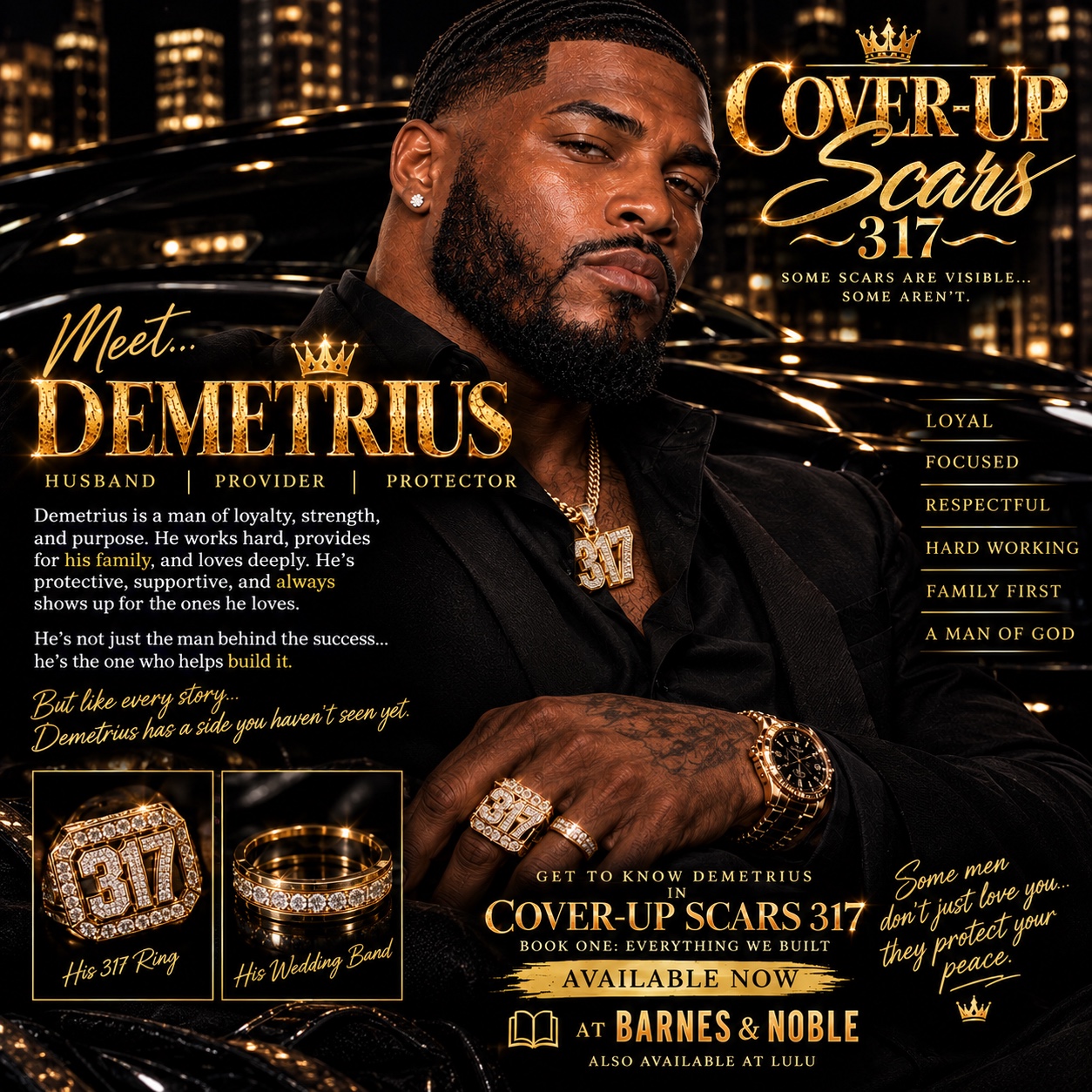 Demetrius character reveal artwork